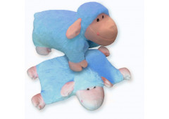 Folding Pillow SHEEP Blue