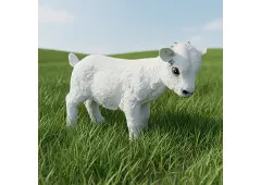Zahradní beránek stojící