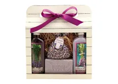 BOHEMIA Sada La Provence – gel 100 ml, mýdlo 100 g, lázeň 100 ml a byliny