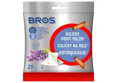 BROS Kuličky proti šatním molům levandulové 20 ks