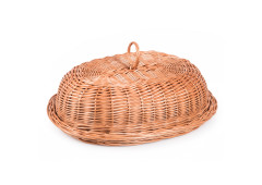 Wicker bread box