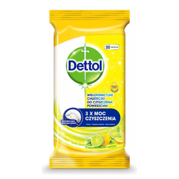 Dettol Univerzální čistící ubrousky Citron & Limetka