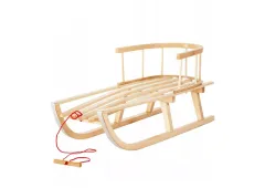 Dětské dřevěné bukové sáňky KLASIK 90 cm Dětské dřevěné bukové sáňky KLASIK 90 cm