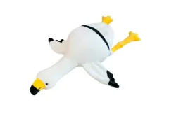 Relaxační polštář ve tvaru bílého plameňáka 160 cm