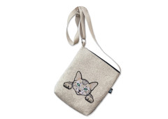 Filcová kabelka - Kočka