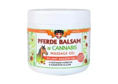 Konopný masážní gel s pferde, 600 ml