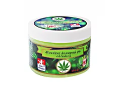 Konopný masážní gel - chladivý, 150 ml