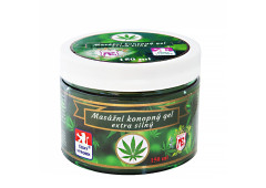 Konopný masážní gel - extra silný, 150 ml