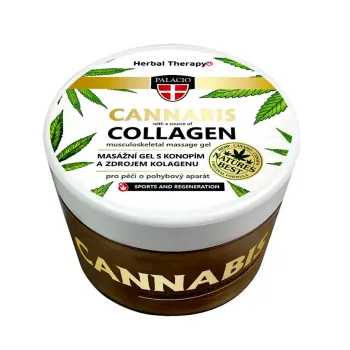 Konopný masážní gel s kolagenem