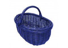 Proutěný košík modrý - 633