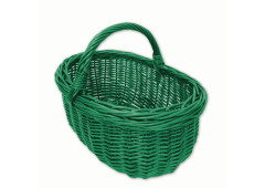Proutěný košík zelený - 633