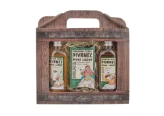Dárková sada Pivrnec – gel 100 ml, sůl 150 g a šampon 100 ml