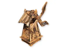 Zahradní větrný mlýn rustikální 78 cm