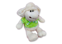 Sheep in a green T-shirt 32 cm