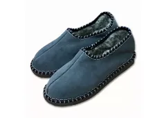 Pantofle s patou, šedé