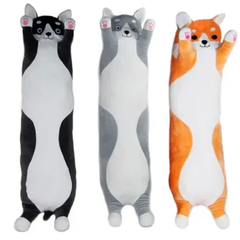 Plyšový polštář dlouhý pejsek 90 cm Plyšový polštář dlouhý pejsek 90 cm