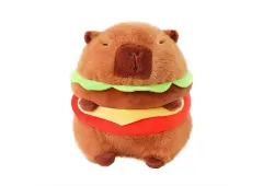 Plyšová Kapybara Hamburger 30 cm
