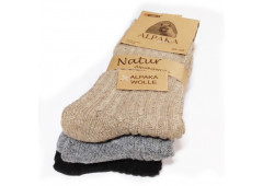 Vlněné ponožky Lama Alpaka dámské celoroční - sada 3 páry