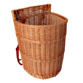 Proutěná nůše půlkulatá