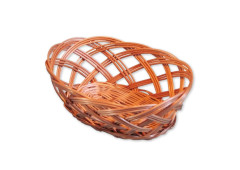 Wicker round bowl