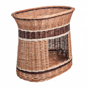 Proutěný pelíšek pro kočky