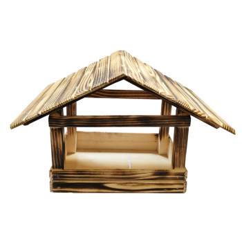 Dřevěné krmítko pro ptáčky