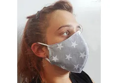 Bavlněná ochranná rouška dvouvrstvá