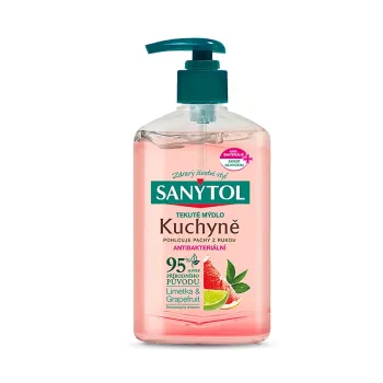 Sanytol Dezinfekční mýdlo do kuchyně - Grapefruit & Limetka  Sanytol Dezinfekční mýdlo do kuchyně - Grapefruit & Limetka