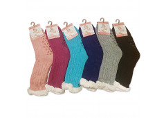 Spací ponožky - jednobarevné - 2701