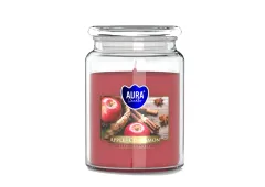 Vonná svíčka ve skle s víkem APPLE - CINNAMON 500 g