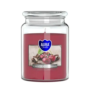 Vonná svíčka ve skle s víkem CHOCOLATE CHERRY