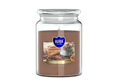 Vonná svíčka ve skle s víkem CINNAMON - CLOVES 500 g
