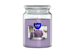 Vonná svíčka ve skle s víkem LAVENDER 500 g