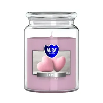 Vonná svíčka ve skle s víkem Láska
