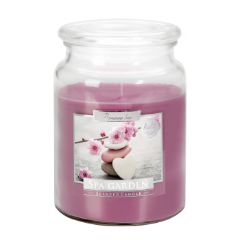 Vonná svíčka ve skle s víkem - SPA GARDEN