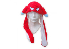 Svítící čepice Spiderman s pohyblivýma ušima
