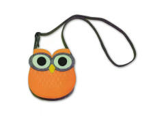 Felt Handbag Owl Orange