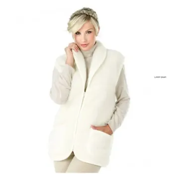 Šálová vesta z ovčí vlny